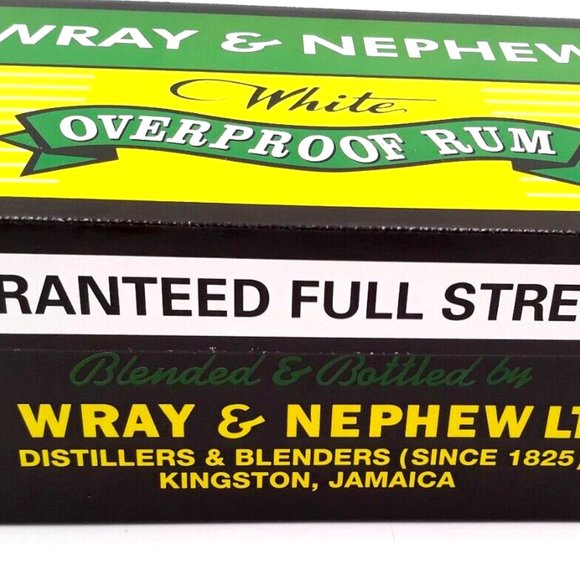 Wray & Nephew White Overproof Rum Slip On Logo Canvas Shoes Men\'s Size 8